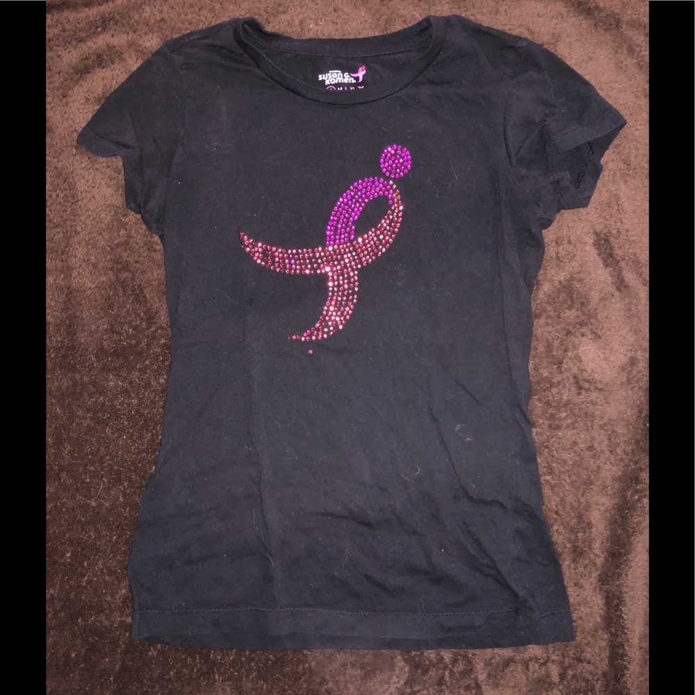 Black Breast Cancer Shirt
